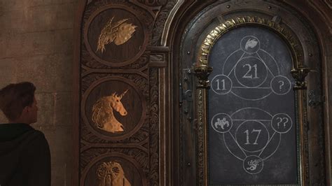 hogwarts legacy staircase door puzzle|Hogwarts Legacy: All Beast Symbol Door Solutions